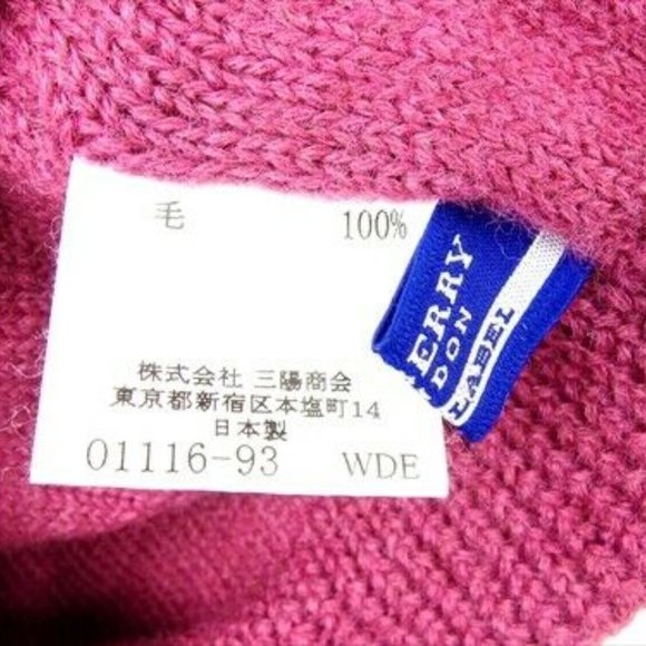 Burberry Knit Cap Purple Woman Authentic Used main image 6